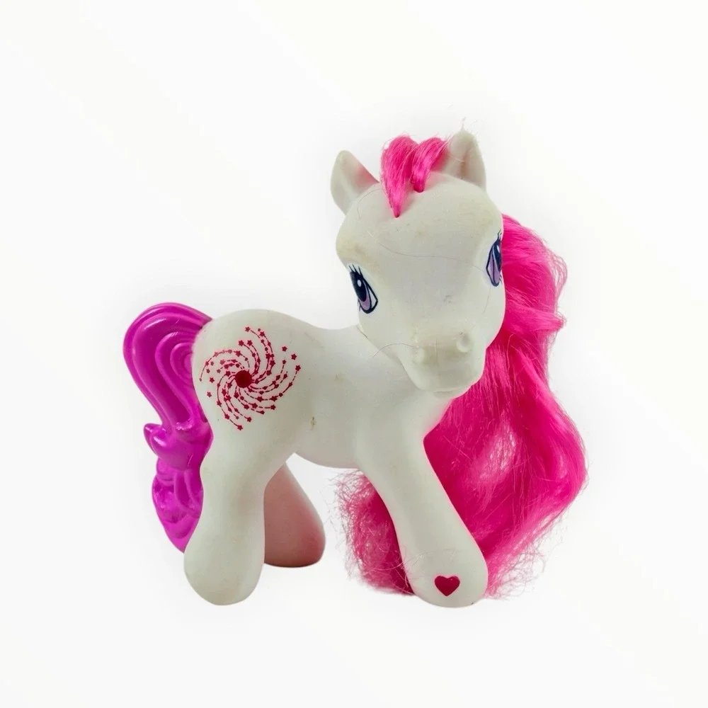 My Little Pony‎ G3 2005 McDonald's Happy Meal Toy -- White Star Swirl